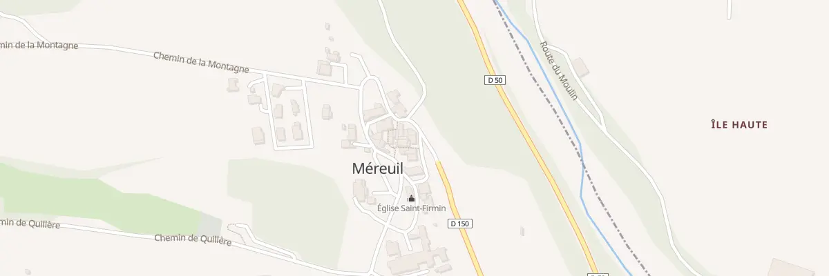 Plan du 2 Rue Bel Air à Méreuil