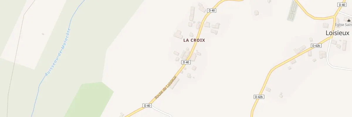 Plan du 5094 La Croix à Loisieux