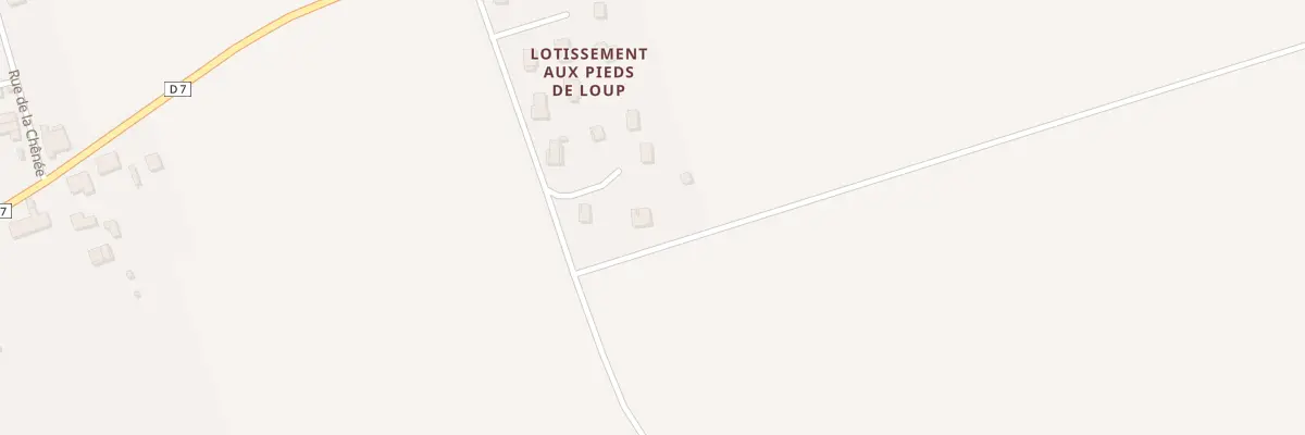 Plan du 18 Lot aux Pieds de Loup à Chissey-sur-Loue
