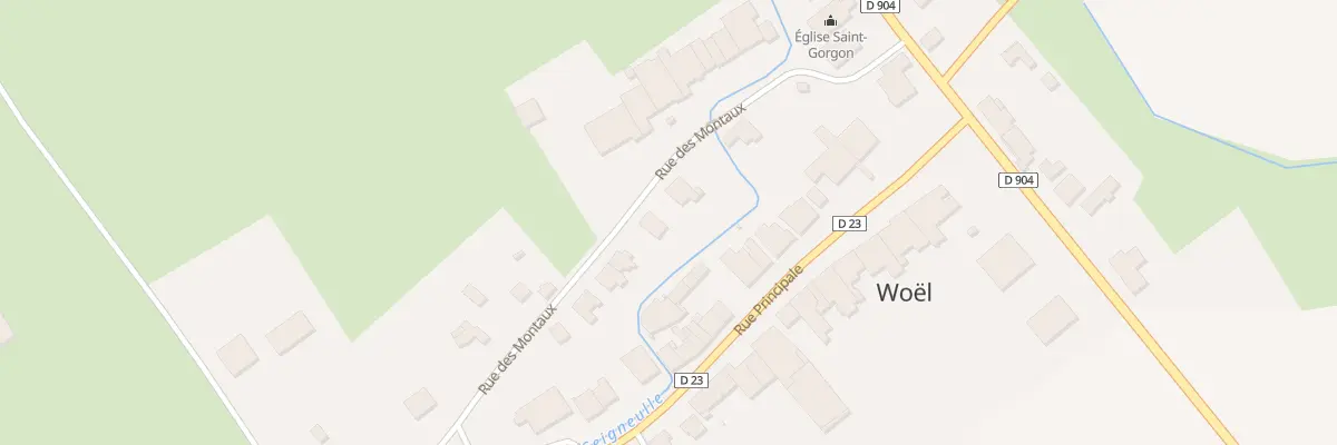 Plan du 5 Rue des Montaux à Woël