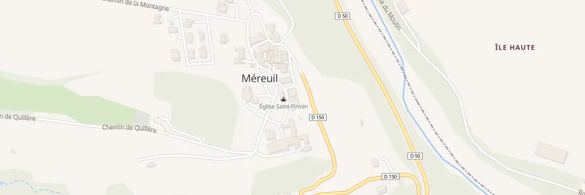 Plan du 5013 Le Village à Méreuil