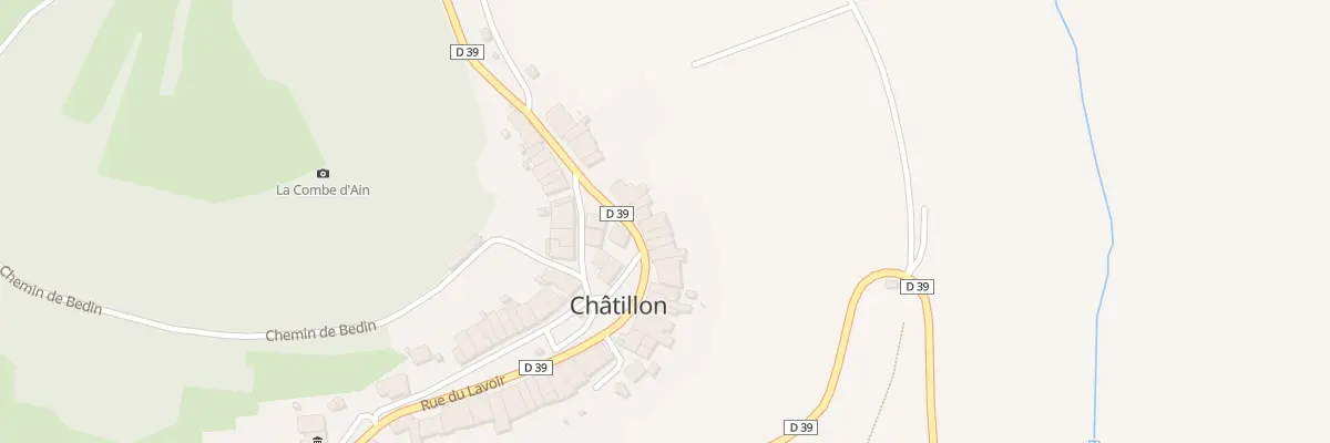Plan du 14 Rue de la Fruitière à Châtillon