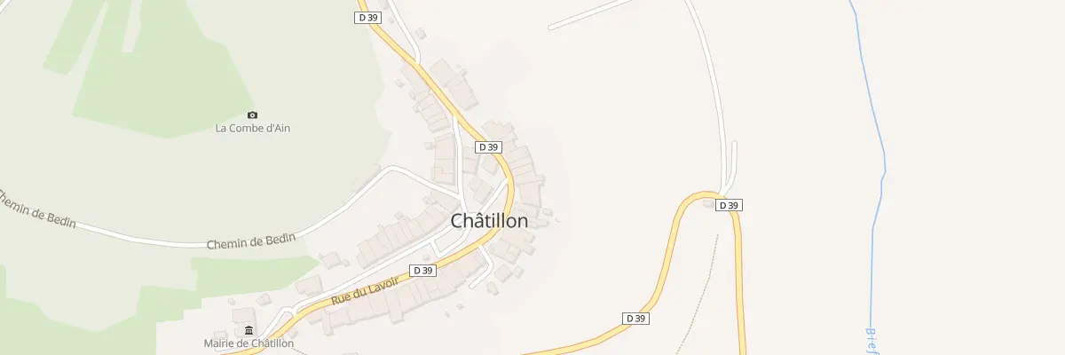 Plan du 10 Rue de la Fruitière à Châtillon