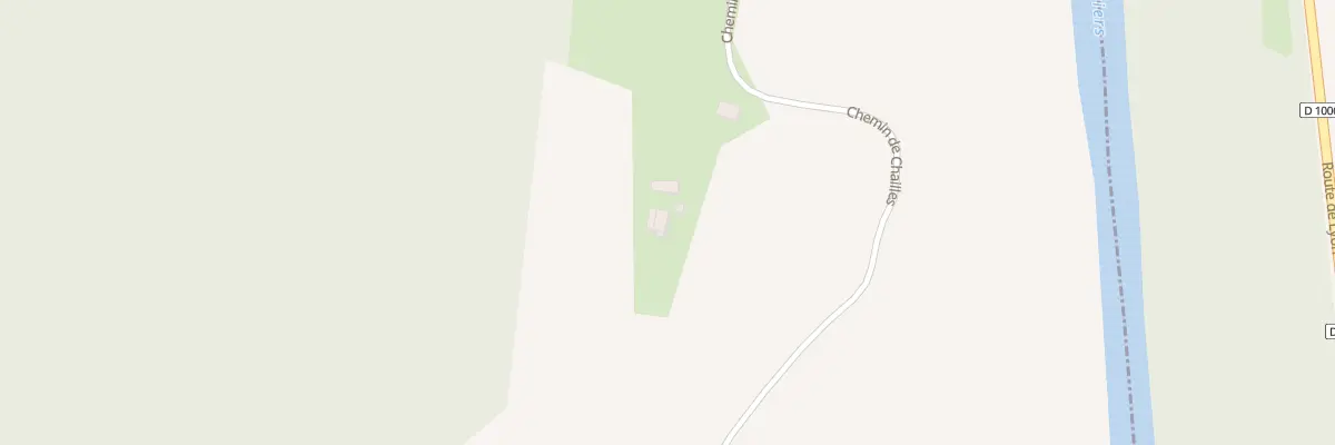 Plan du 1015 Che de Chailles à Miribel-les-Échelles