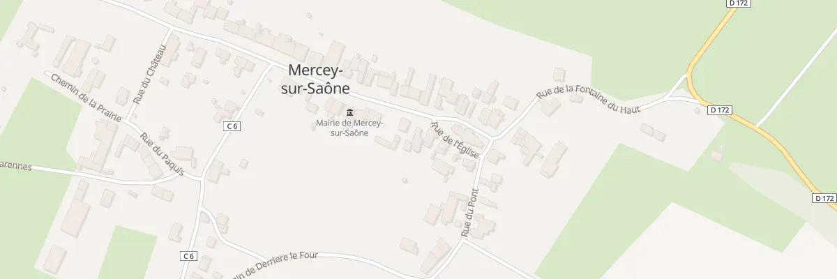 Plan du 6 Gr Grande Rue à Mercey-sur-Saône