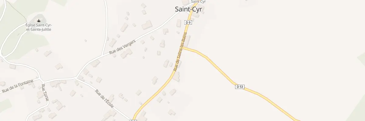 Plan du 16 Rue de Salins-les-bains à Saint-Cyr-Montmalin