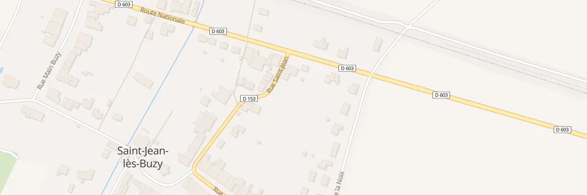 Plan du 14 Rte Nationale à Saint-Jean-lès-Buzy