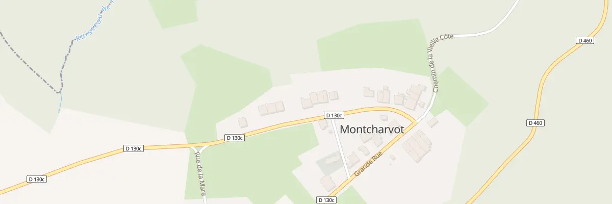 Plan du 26 Rue du Chene à Montcharvot