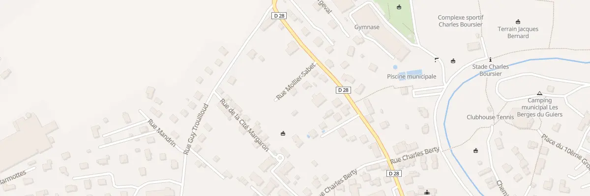 Plan du 23 Av Jules Ferry à Saint-Laurent-du-Pont