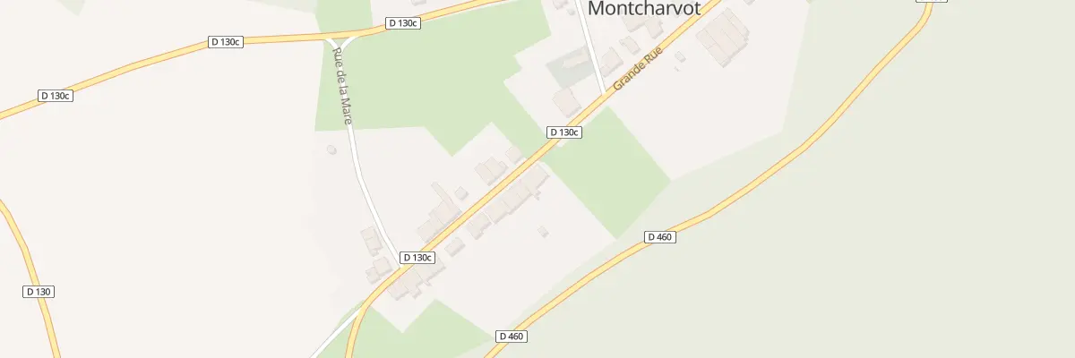 Plan du 16 Grande Rue à Montcharvot