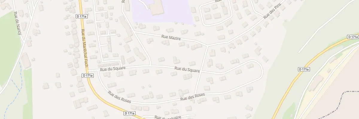Plan du 50 Rue du Square à Lexy