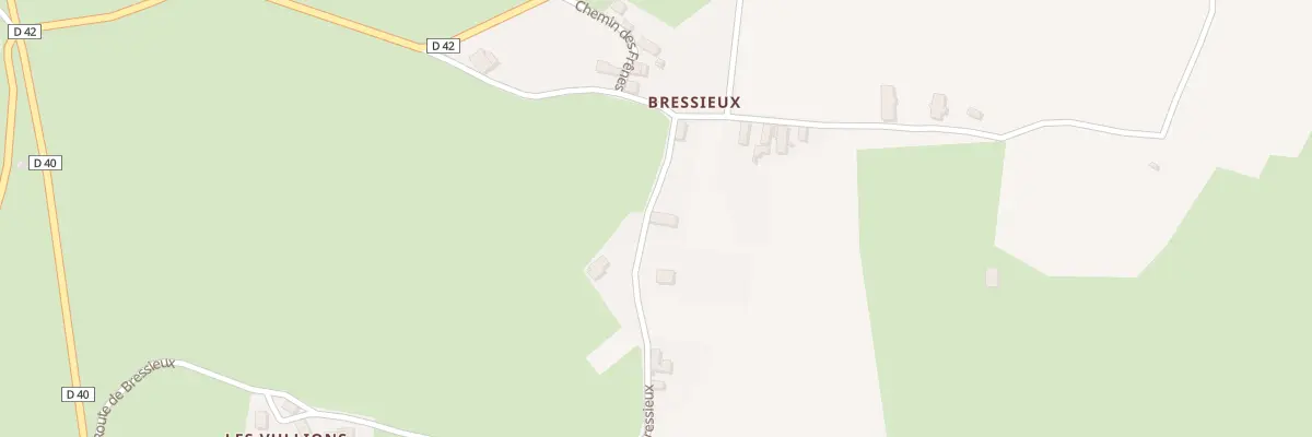 Plan du 83 Rte de Bressieux à Loisieux
