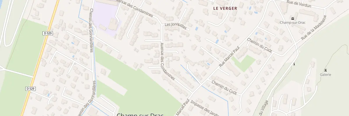 Plan du 25 Av des Condamines à Champ-sur-Drac