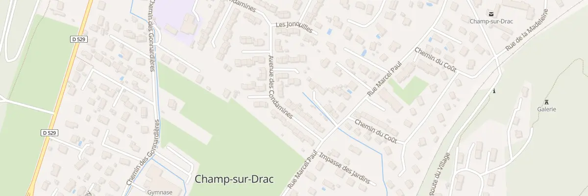 Plan du 15 Av des Condamines à Champ-sur-Drac