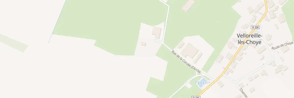 Plan du 1 Rue de la Corvee d’Arche à Velloreille-lès-Choye
