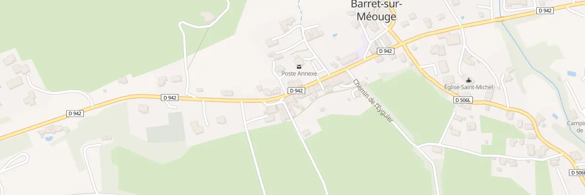 Plan du 5157 Le Village à Barret-sur-Méouge