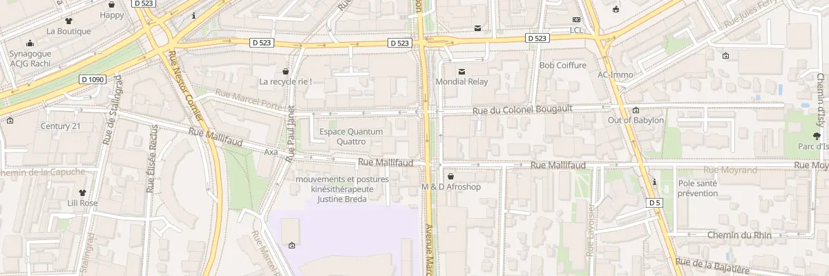 Plan du 20 Av Général Champon à Grenoble