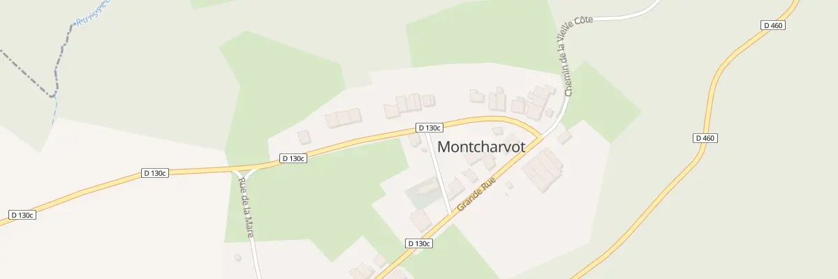 Plan du 3 Rue du Chene à Montcharvot