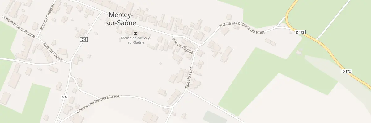 Plan du 1 Rue de l’Eglise à Mercey-sur-Saône