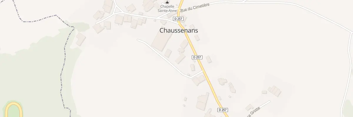 Plan du 56 Av de Chaucenne à Chaussenans
