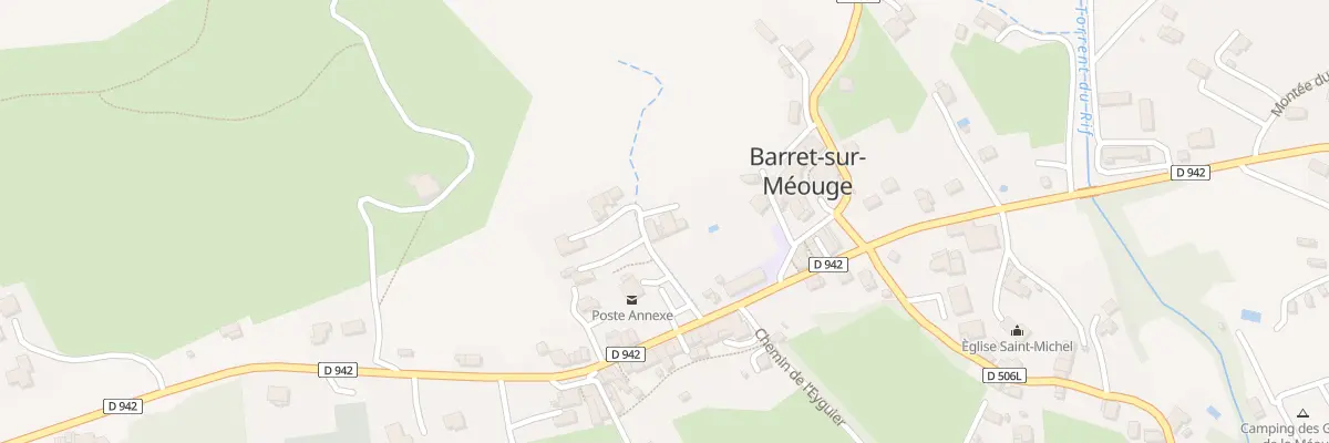 Plan du 5055 Le Village à Barret-sur-Méouge