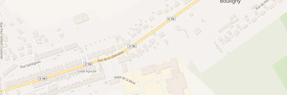 Plan du 45 Rue de la Libération à Bouligny
