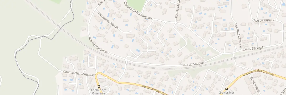 Plan du 320 Rue du Soudan à Bandol