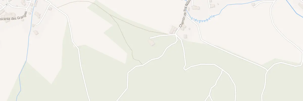 Plan du 5105A Abbayes et Pres Rond à La Faurie
