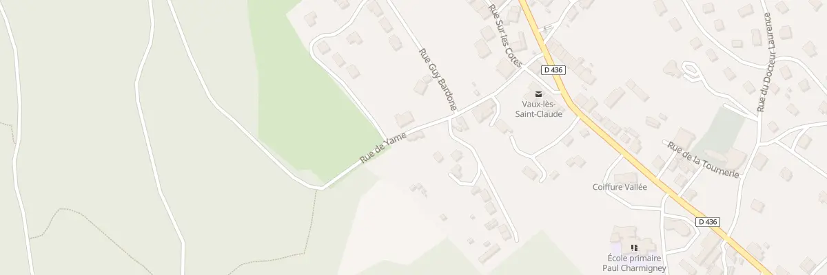 Plan du 59 Rue de Yame à Vaux-lès-Saint-Claude
