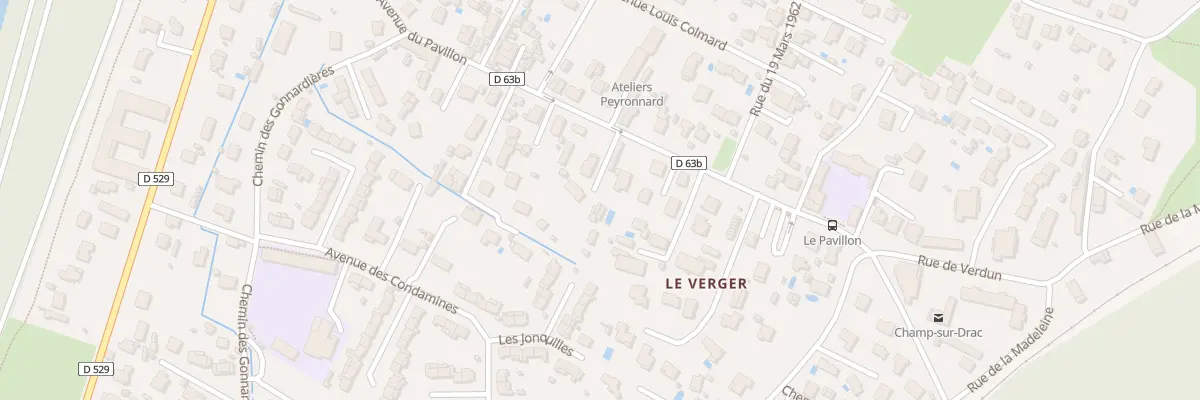 Plan du 81 Av du Pavillon à Champ-sur-Drac