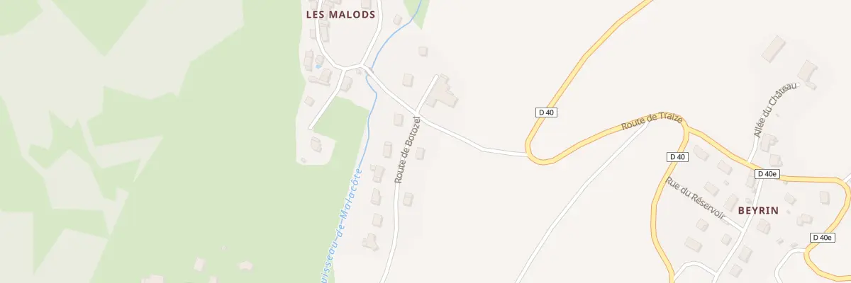Plan du 5107 Priolet à Traize