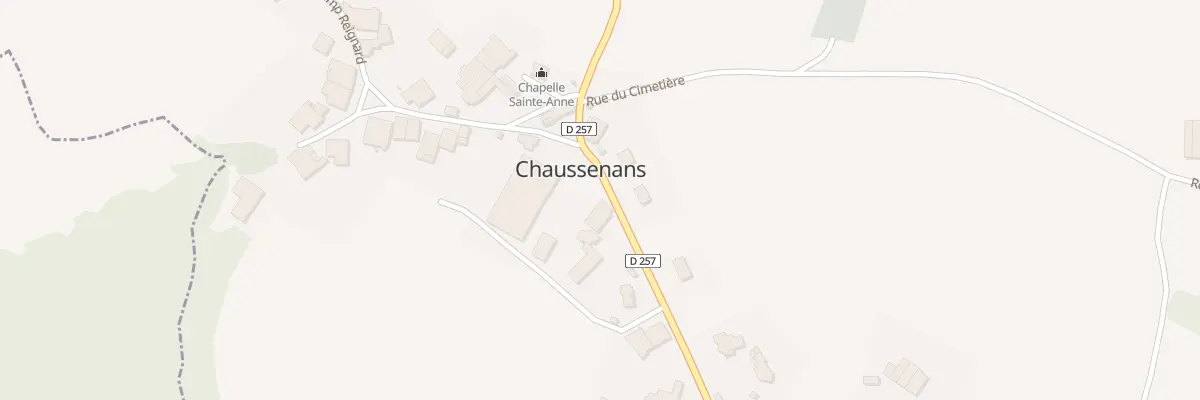 Plan du 30 Av de Chaucenne à Chaussenans