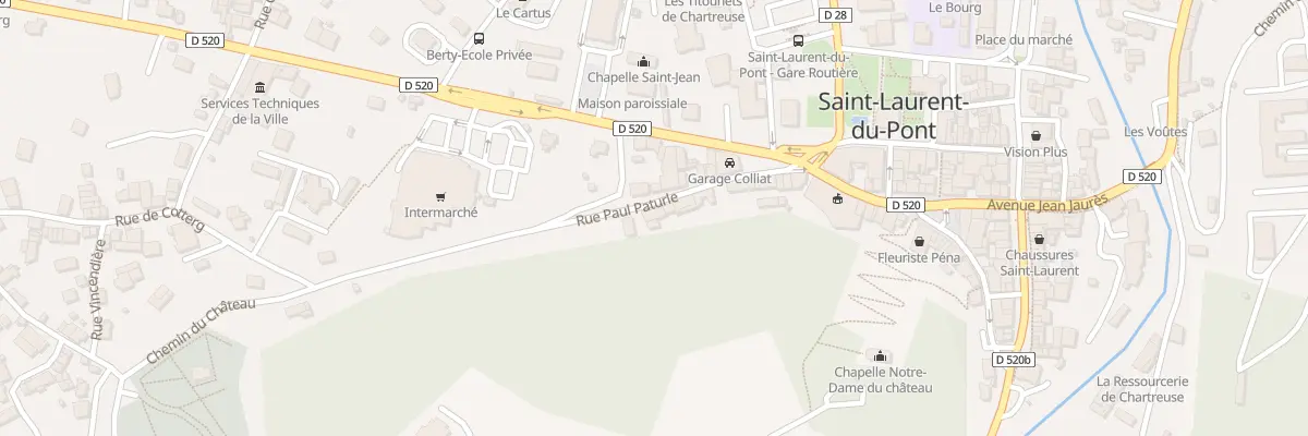 Plan du 27 Rue Paul Paturle à Saint-Laurent-du-Pont
