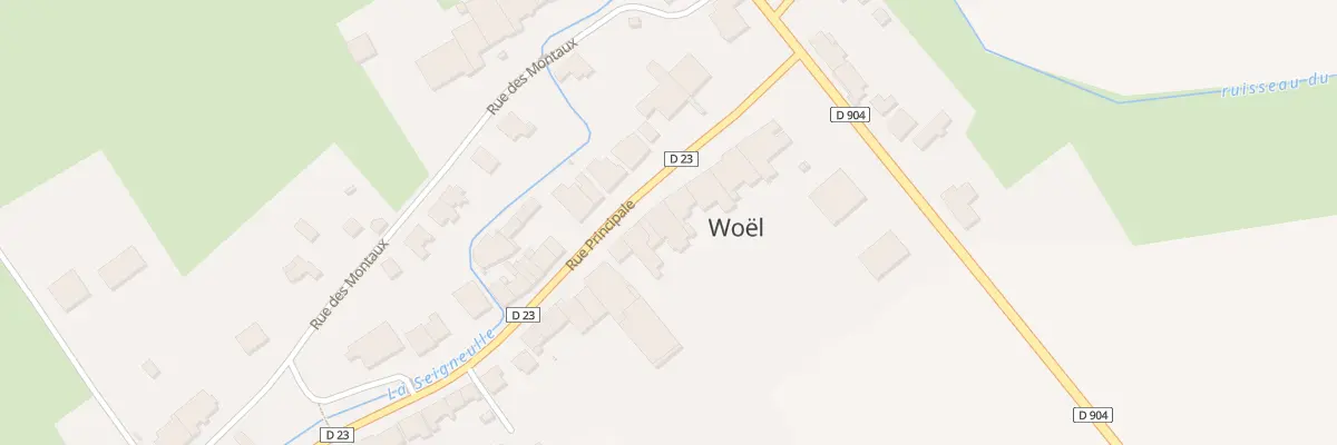 Plan du 9 Rue Principale à Woël