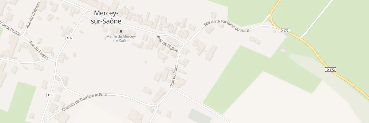 Plan du 1 Rue du Pont à Mercey-sur-Saône