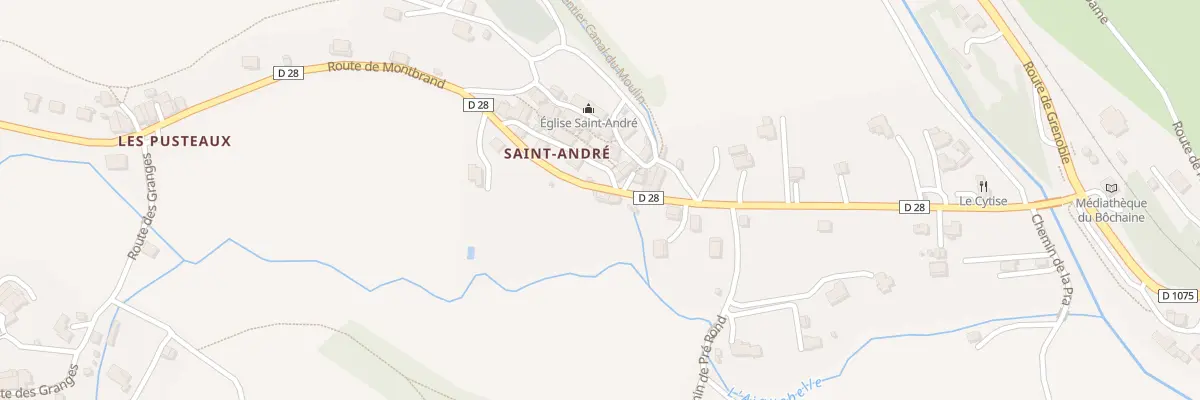 Plan du 389 Rte de Montbrand à La Faurie