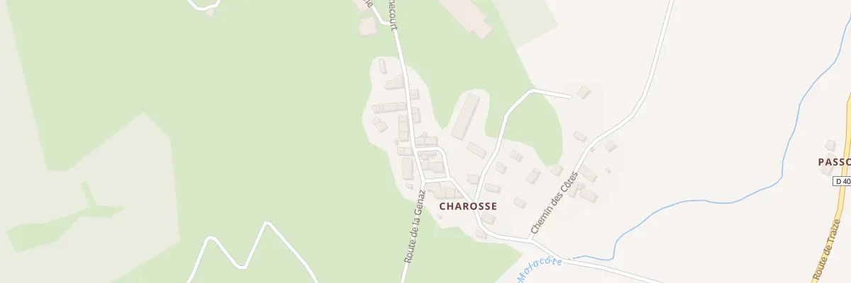 Plan du 5026 Charosse à Traize