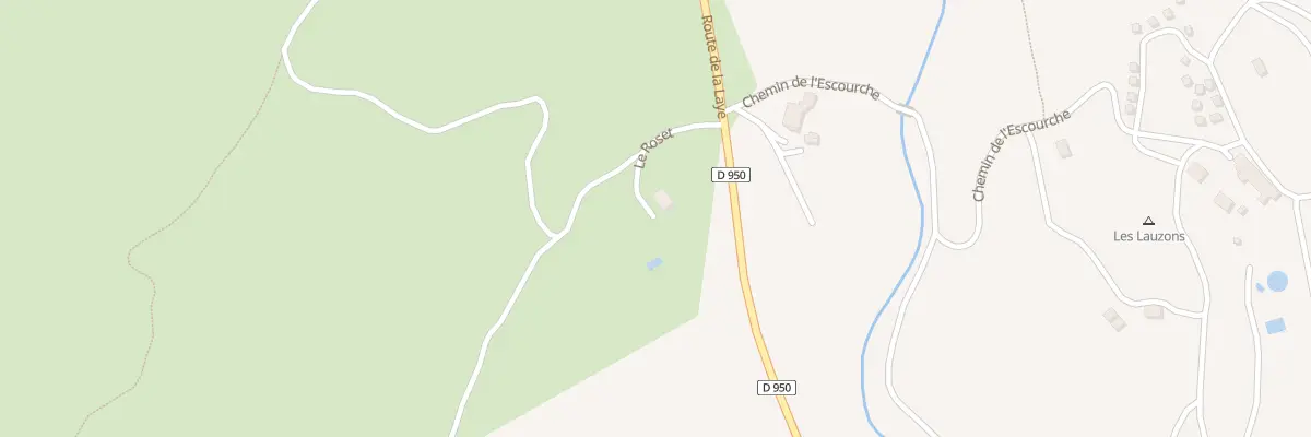 Plan du 7001 Le Roset à Limans