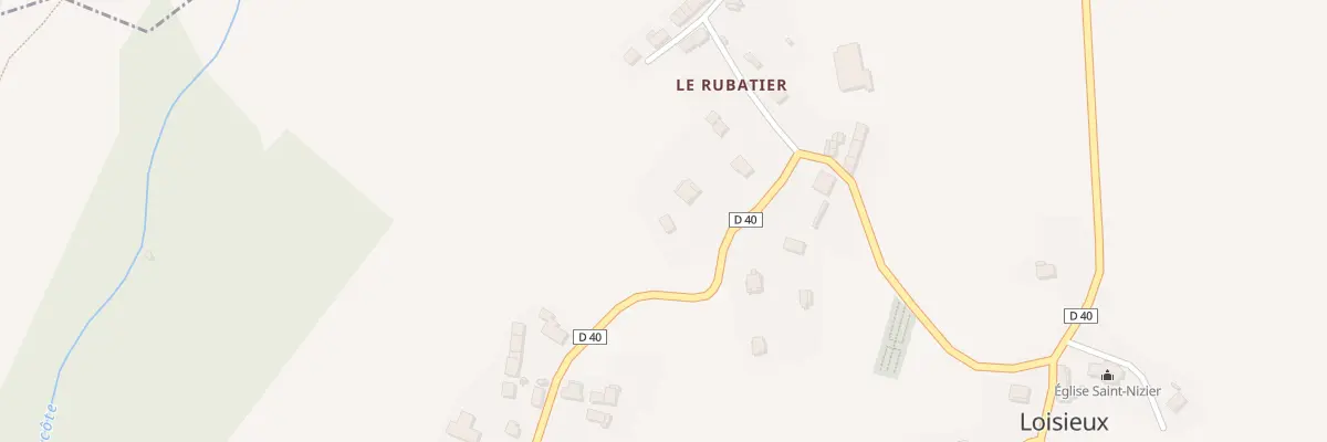 Plan du 1086 Rte de Loisieux à Loisieux