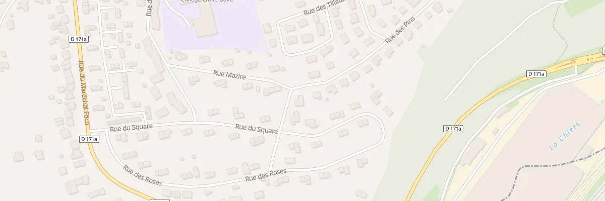 Plan du 3 Rue des Peupliers à Lexy