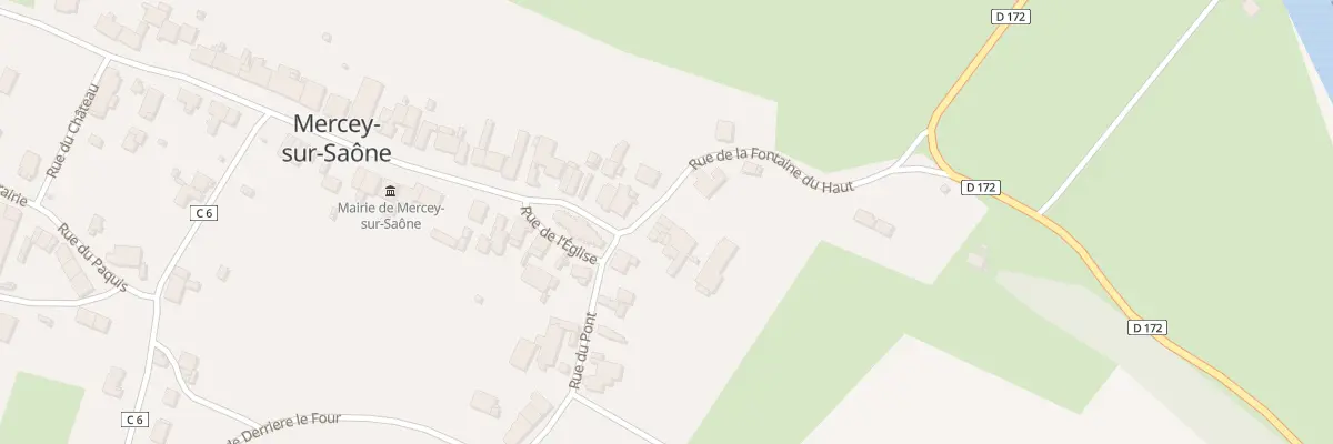 Plan du 1 Rue de la Fontaine du Haut à Mercey-sur-Saône