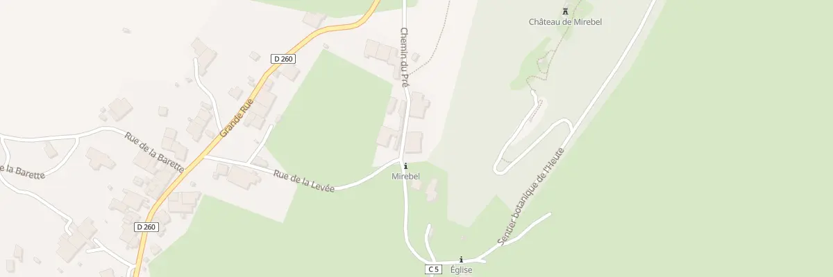 Plan du 36 Rue du Pré à Hauteroche
