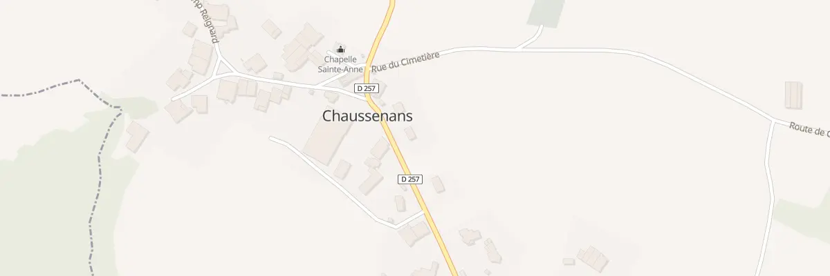 Plan du 31 Av de Chaucenne à Chaussenans