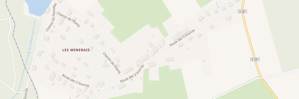 Plan du 12 Rte des Trois Sources à Dampierre