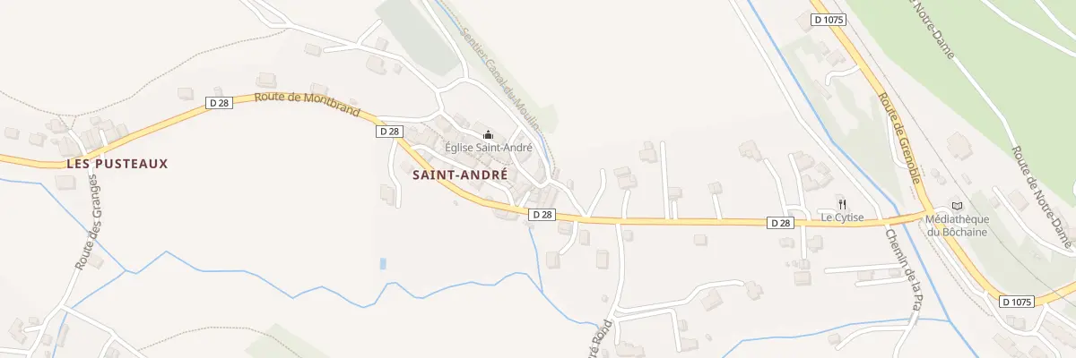 Plan du 5143 Saint Andre à La Faurie