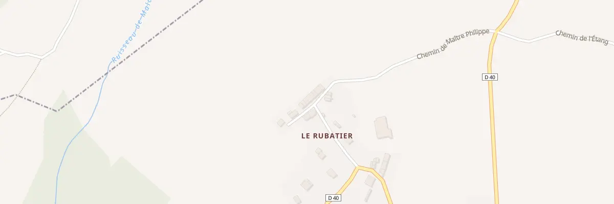 Plan du 58 Che de Maître Philippe à Loisieux