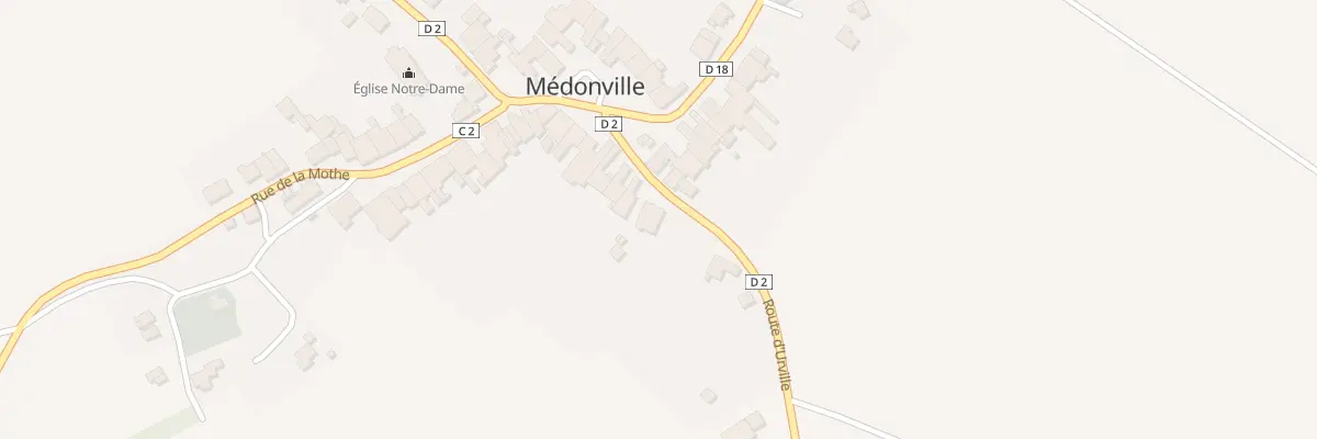Plan du 10 Rte d’Urville à Médonville