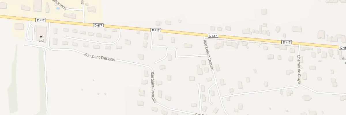 Plan du 23 Rue Lefroit Dupain à Bourbonne-les-Bains