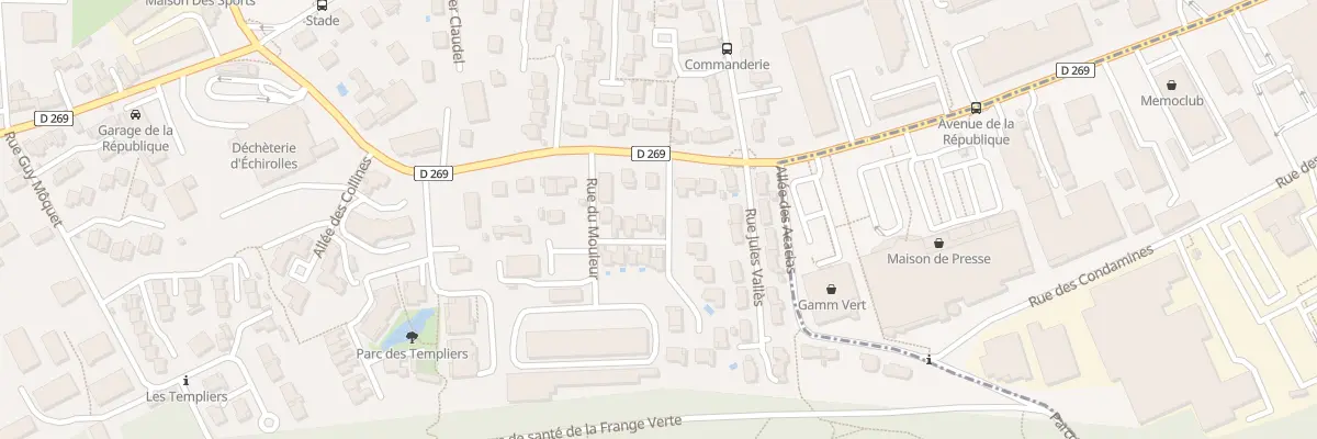 Plan du 11 Rue du Mouleur à Échirolles