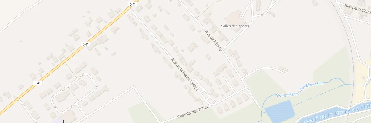 Plan du 15 Rue de la Petite Livière à Pagny-sur-Meuse